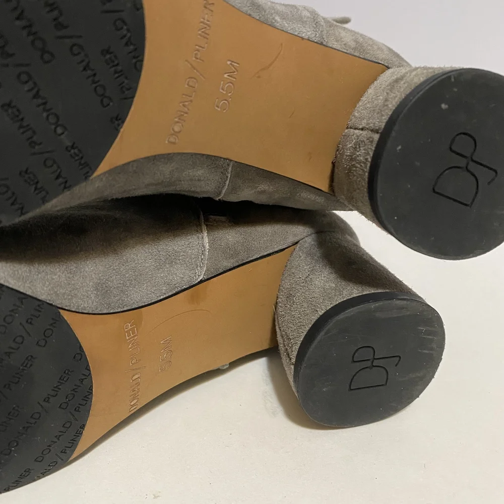 Donald J. Pliner Gray Over‎ the Knee Boots
